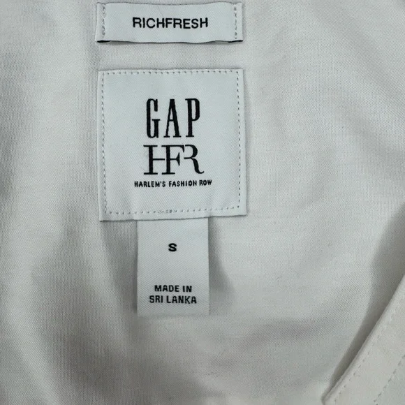 Gap x HFR Harlem’s Fashion Row Structured Shirt Jacket S Rich Fresh Snap White - Picture 13 of 13